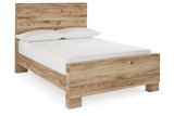 Hyanna Tan Brown Full Panel Bed