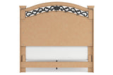 Glosmount Two-tone Queen Poster Bed