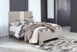 Surancha Gray Full Panel Bed