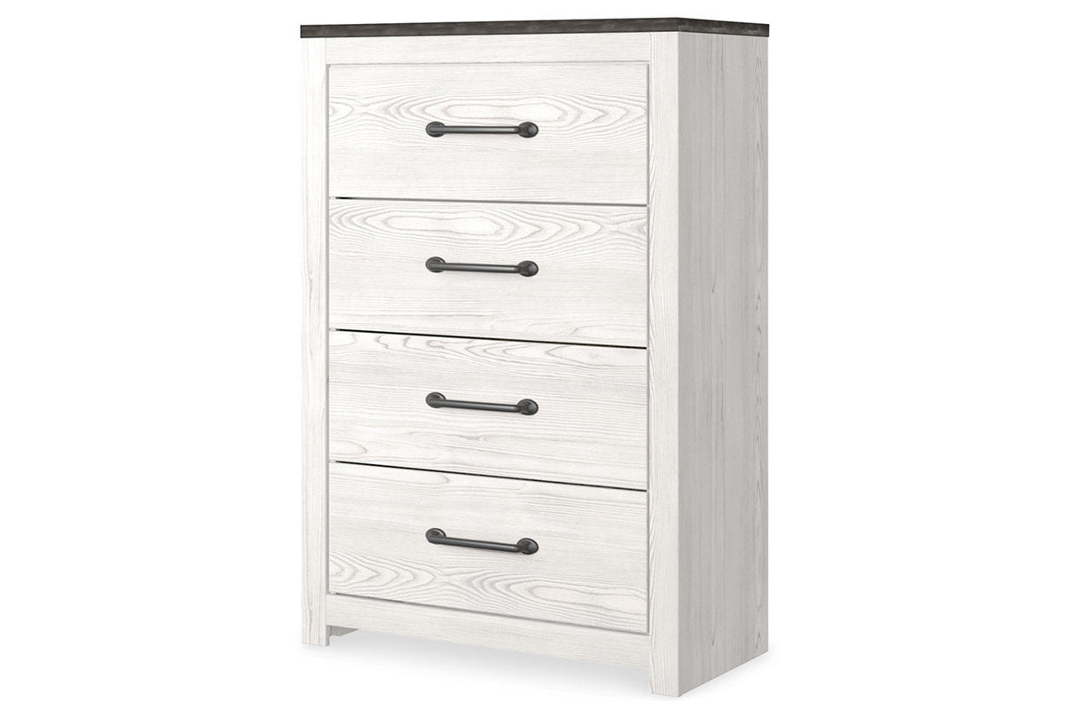 Gerridan White/Gray Chest of Drawers