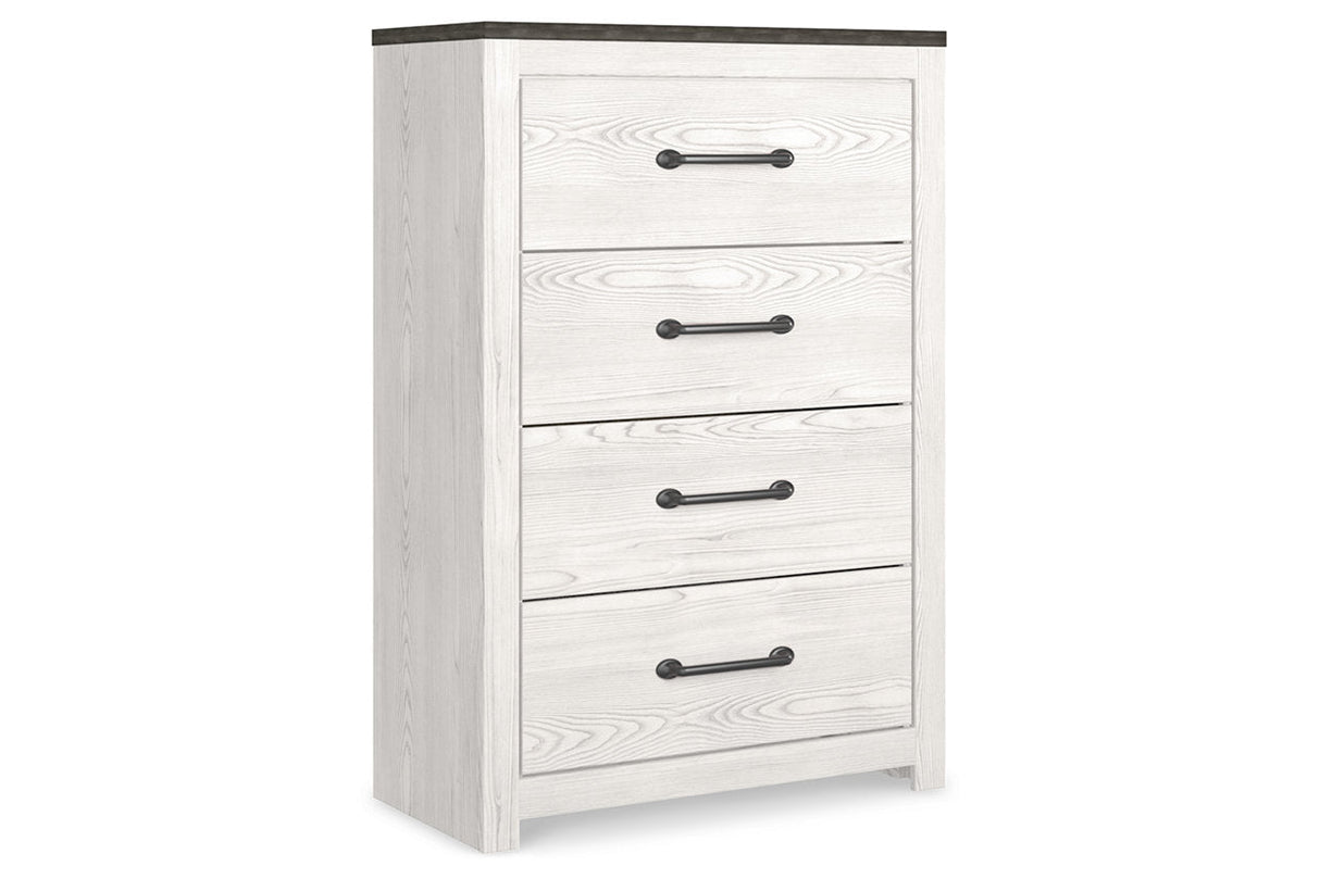 Gerridan White/Gray Chest of Drawers