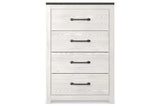 Gerridan White/Gray Chest of Drawers