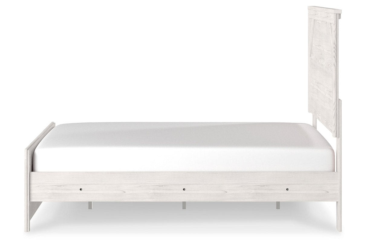 Gerridan White/Gray Full Panel Bed