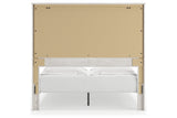 Gerridan White/Gray Queen Panel Bed