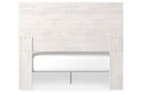 Gerridan White/Gray Queen Panel Bed