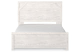 Gerridan White/Gray Queen Panel Bed