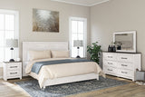 Gerridan White/Gray Dresser and Mirror