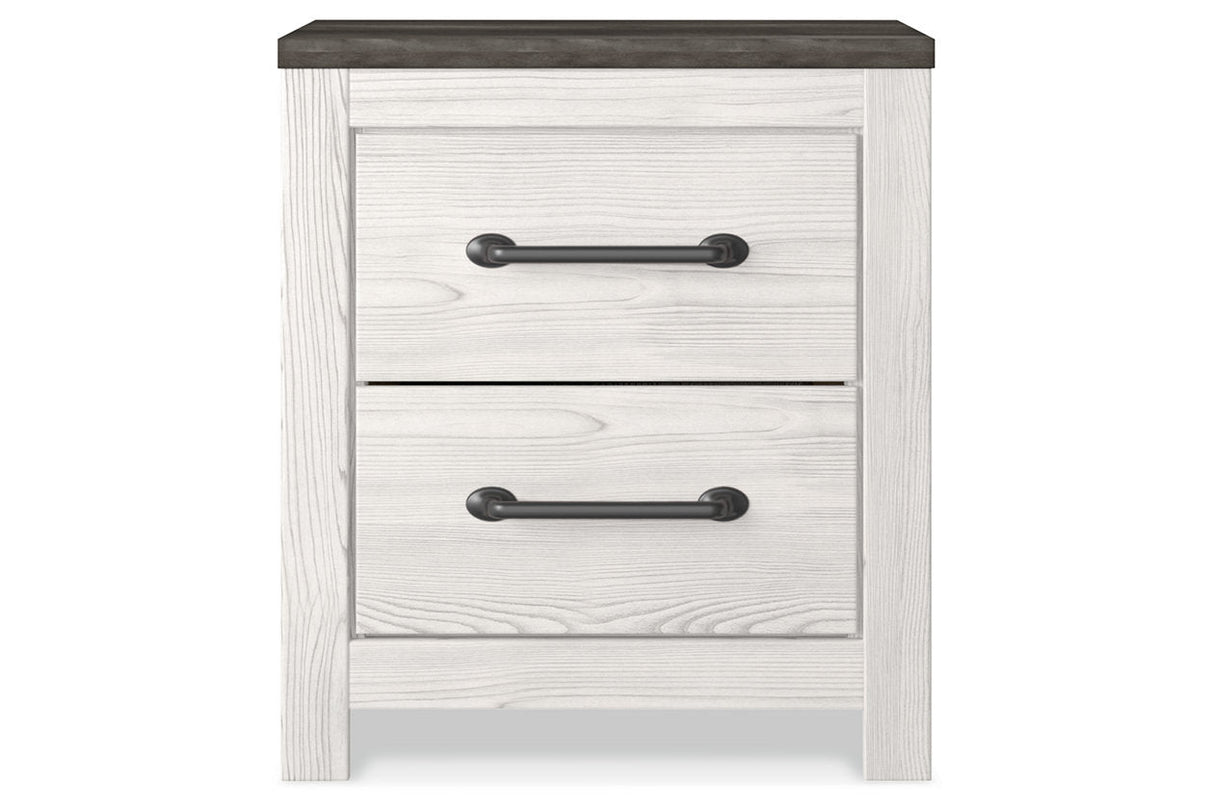 Gerridan White/Gray Nightstand