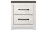 Gerridan White/Gray Nightstand