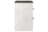 Gerridan White/Gray Nightstand