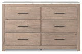 Senniberg Light Brown/White Dresser