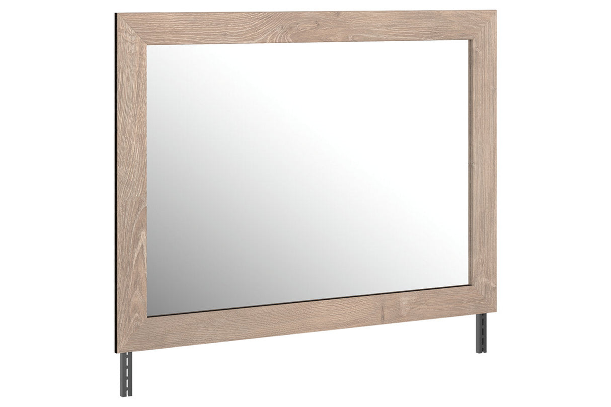 Senniberg Light Brown/White Bedroom Mirror (Mirror Only)