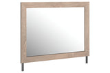 Senniberg Light Brown/White Bedroom Mirror (Mirror Only)