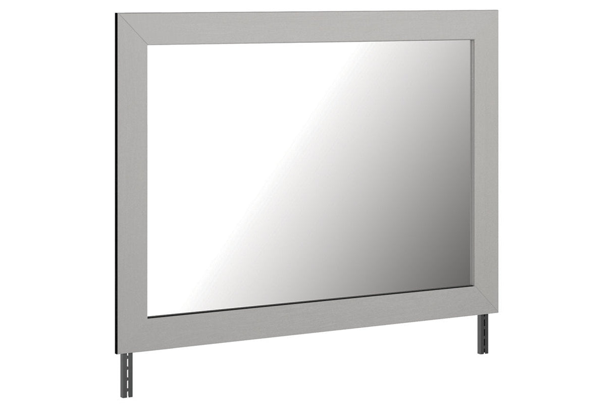 Cottonburg Light Gray/White Bedroom Mirror (Mirror Only)