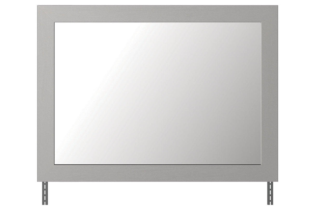 Cottonburg Light Gray/White Bedroom Mirror (Mirror Only)