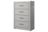 Cottonburg Light Gray/White Chest of Drawers