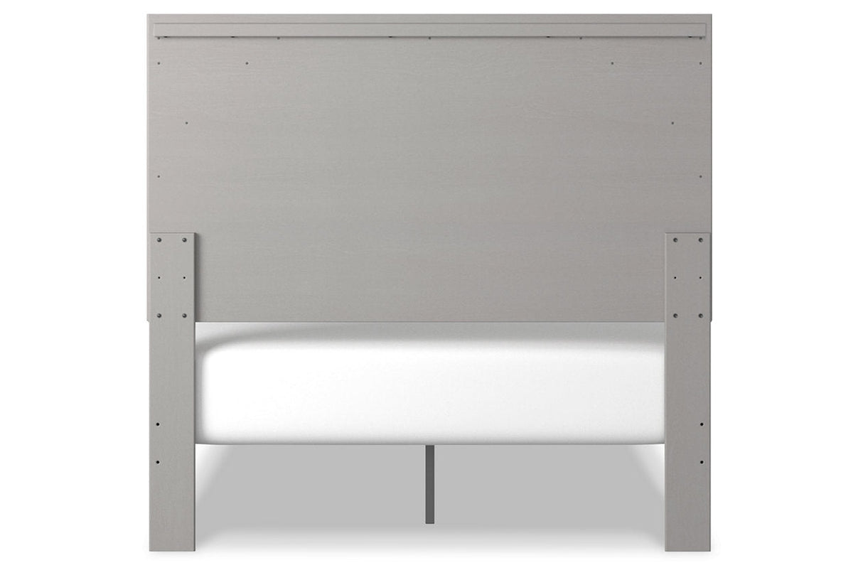 Cottonburg Light Gray/White Full Panel Bed