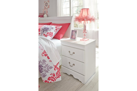 Anarasia White Nightstand