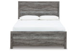 Bronyan Dark Gray Queen Panel Bed