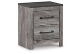 Bronyan Dark Gray Nightstand