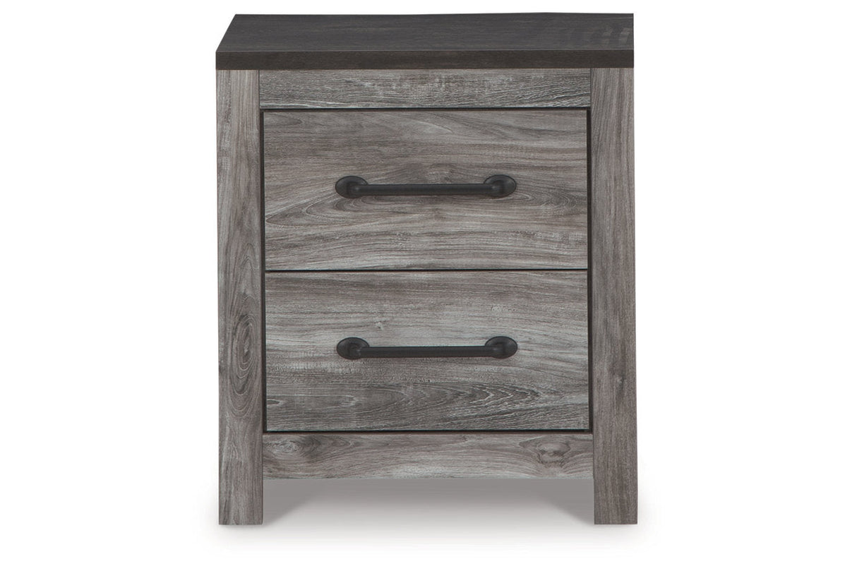 Bronyan Dark Gray Nightstand