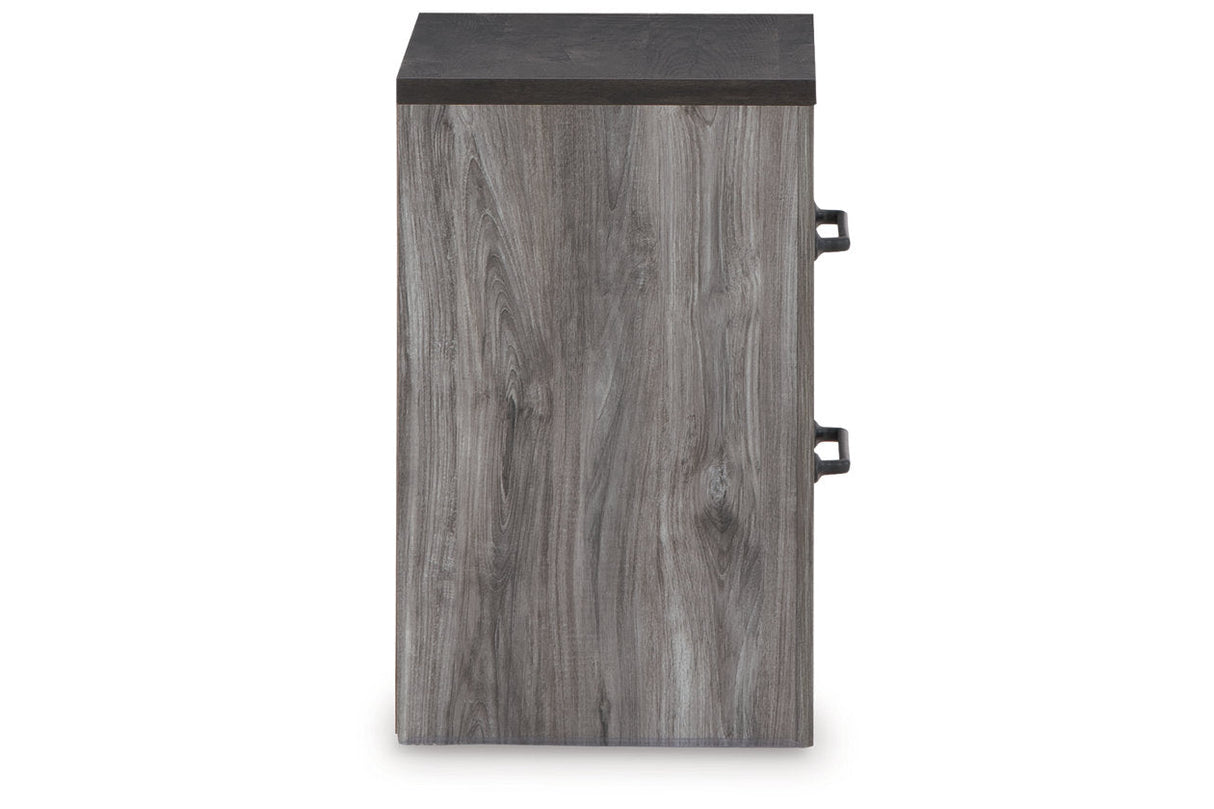 Bronyan Dark Gray Nightstand