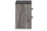 Bronyan Dark Gray Nightstand