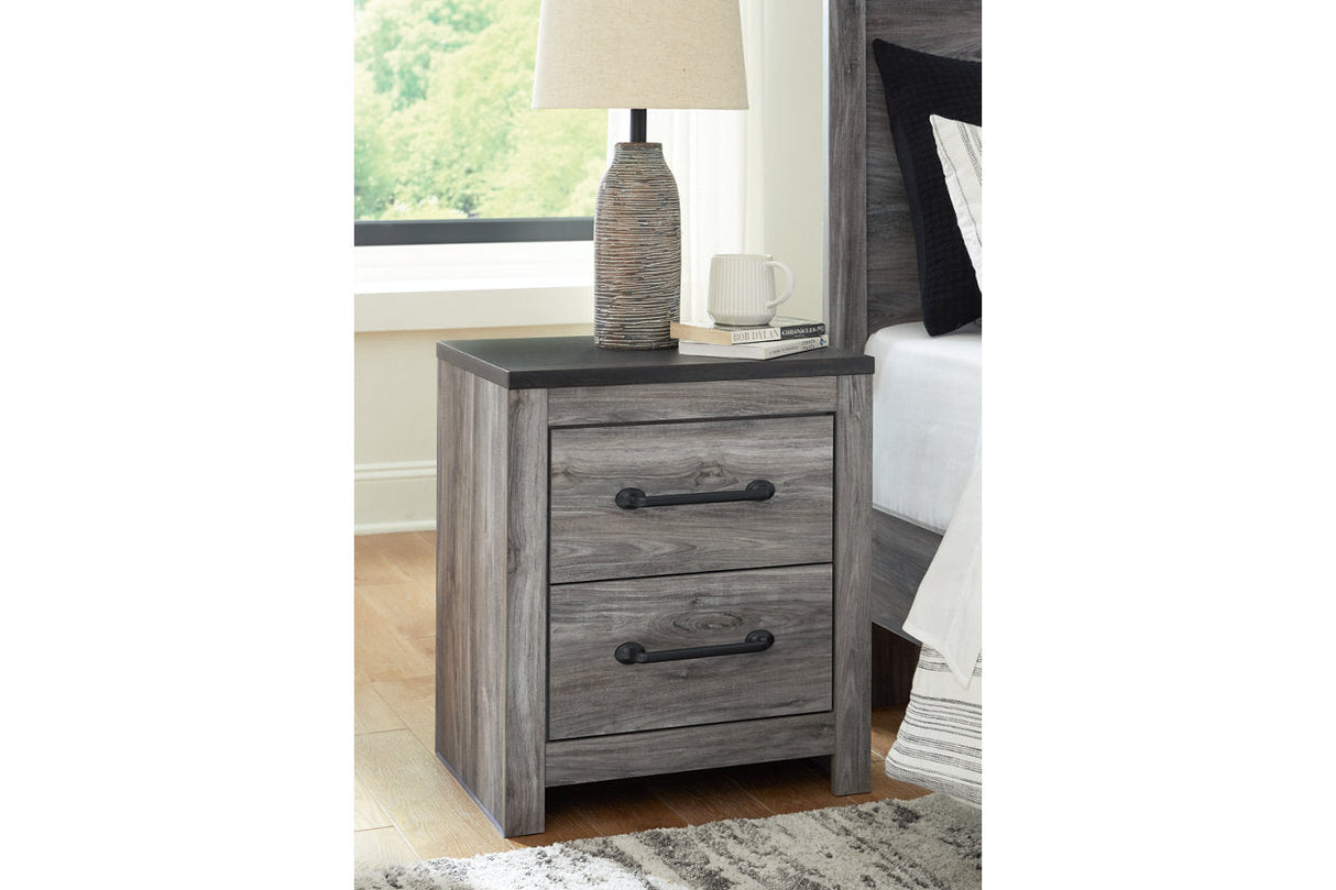 Bronyan Dark Gray Nightstand