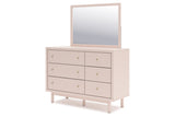 Wistenpine Blush Dresser and Mirror