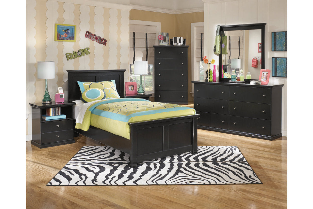 Maribel Black Chest of Drawers