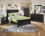 Maribel Black Panel Youth Bedroom Set