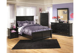 Maribel Black Full Panel Bed