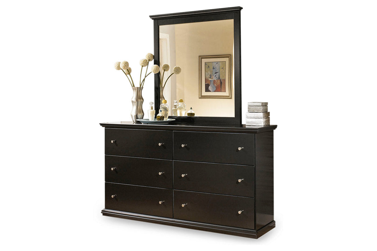 Maribel Black Dresser and Mirror