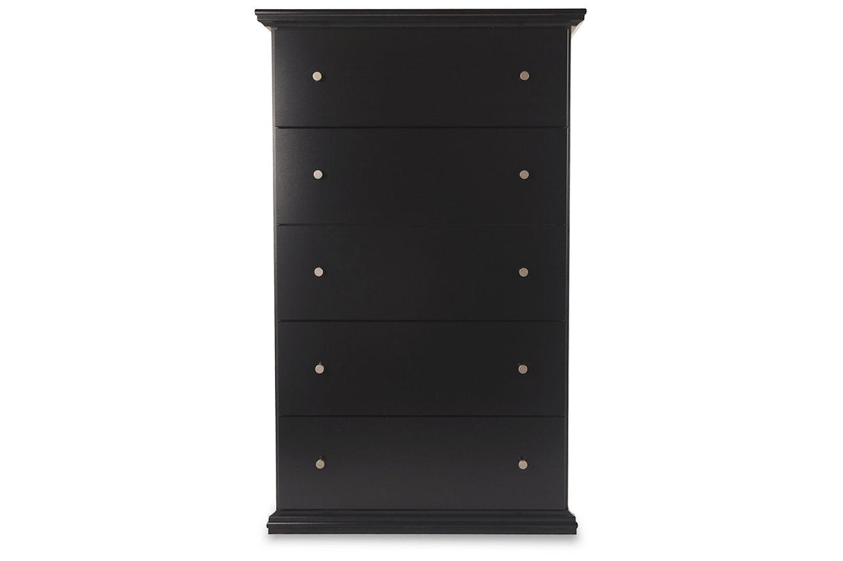 Maribel Black Chest of Drawers