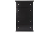 Maribel Black Chest of Drawers