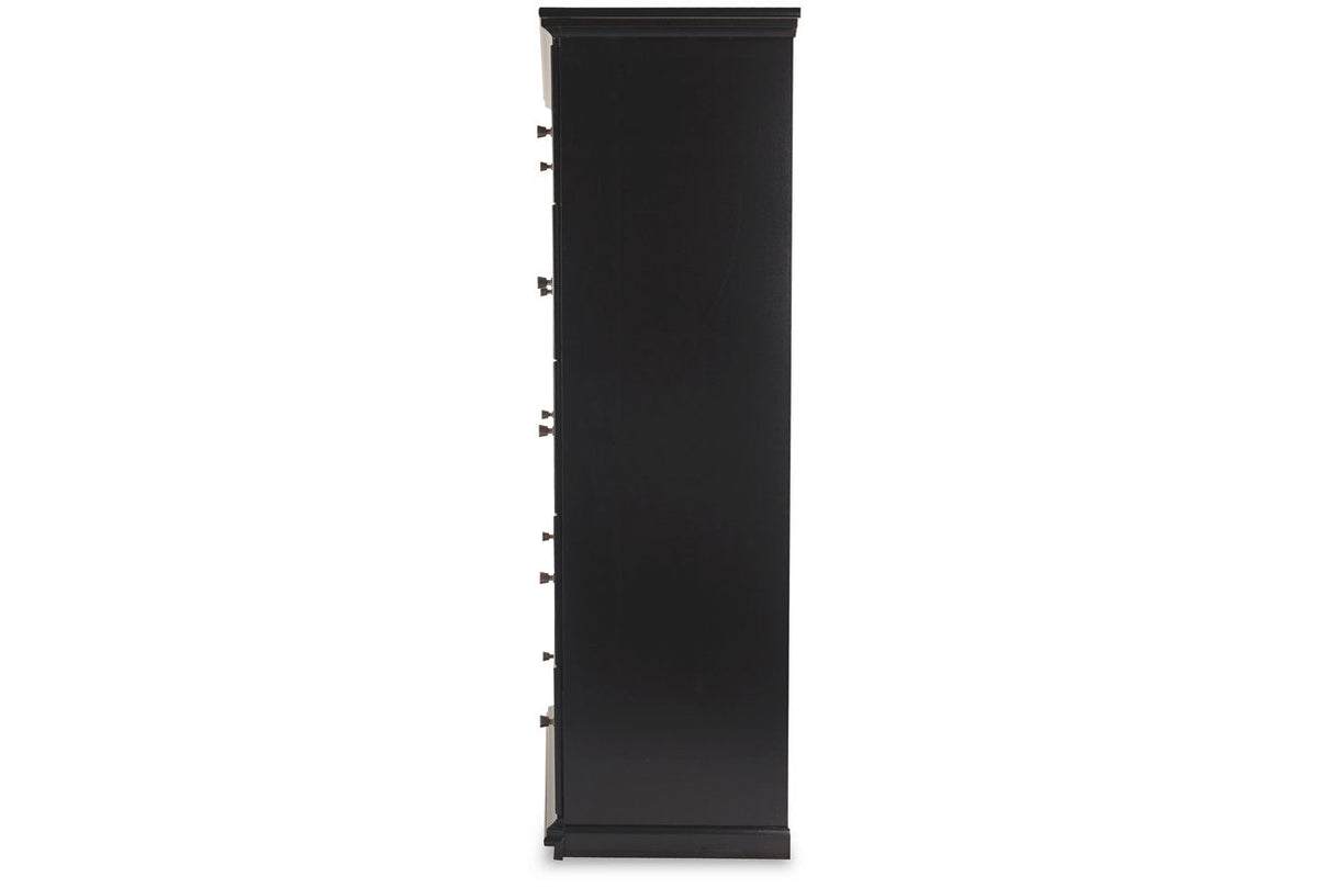 Maribel Black Chest of Drawers