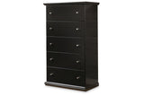 Maribel Black Chest of Drawers