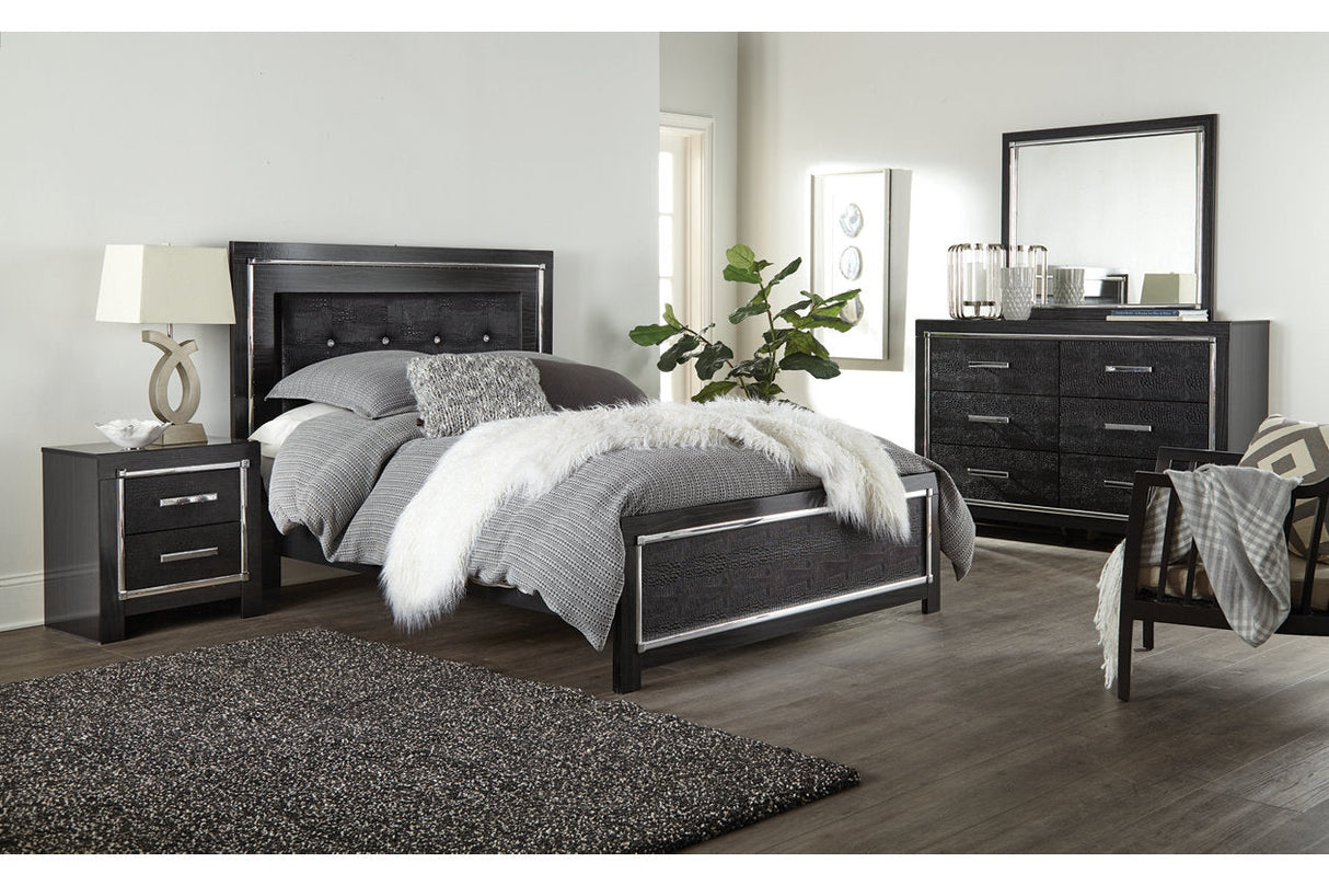 Kaydell Black Nightstand