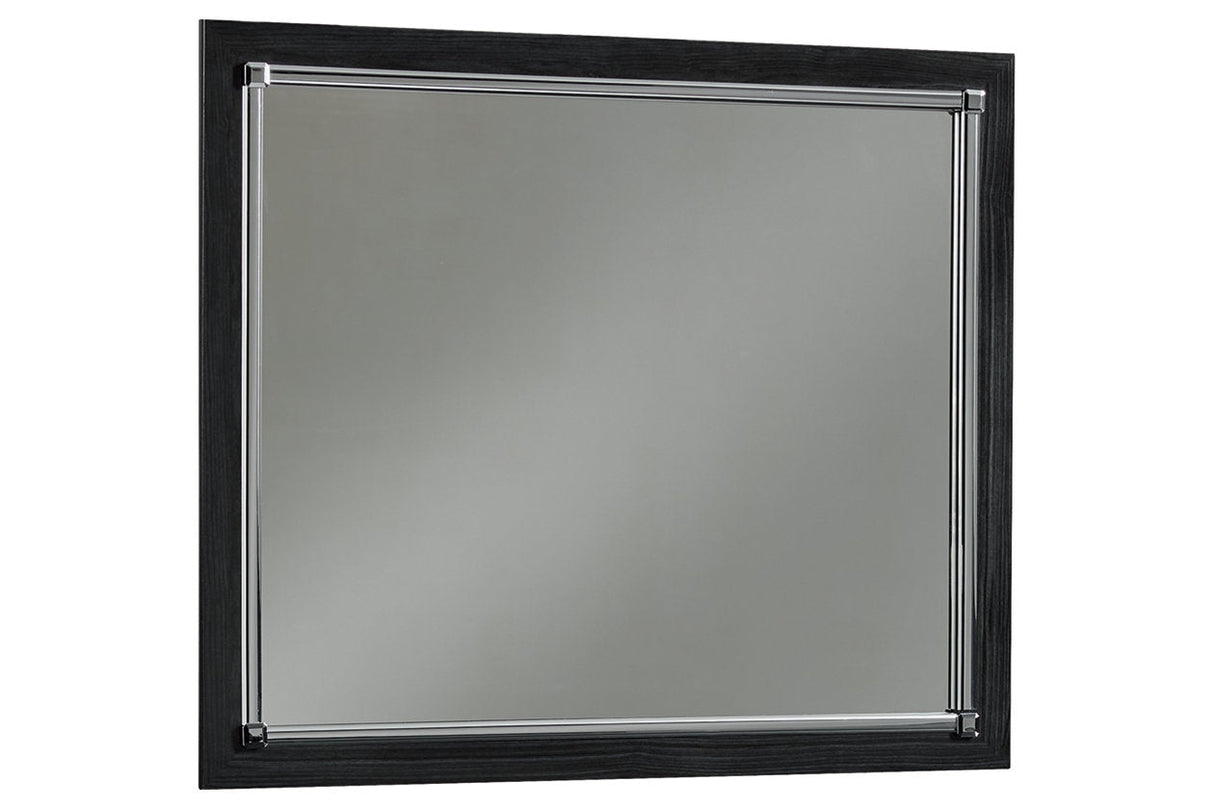 Kaydell Black Bedroom Mirror (Mirror Only)