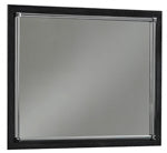 Kaydell Black Bedroom Mirror (Mirror Only)