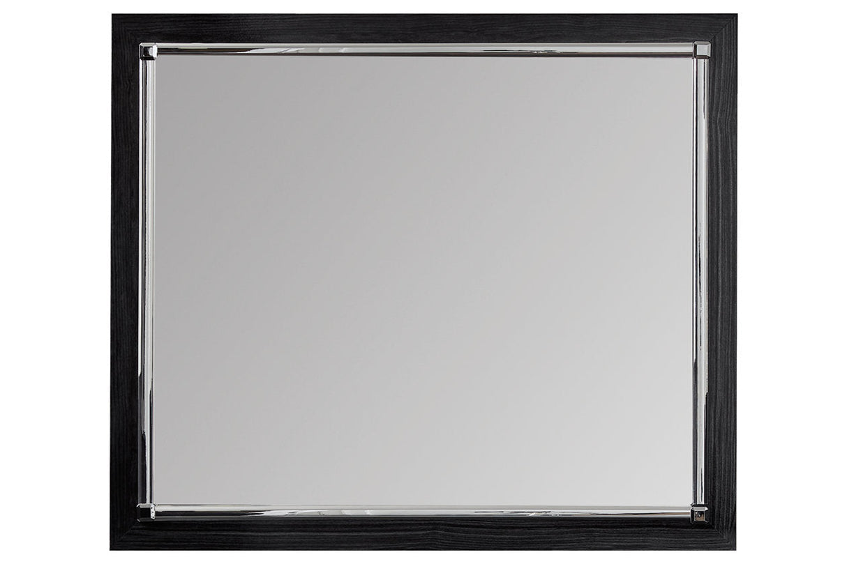 Kaydell Black Bedroom Mirror (Mirror Only)