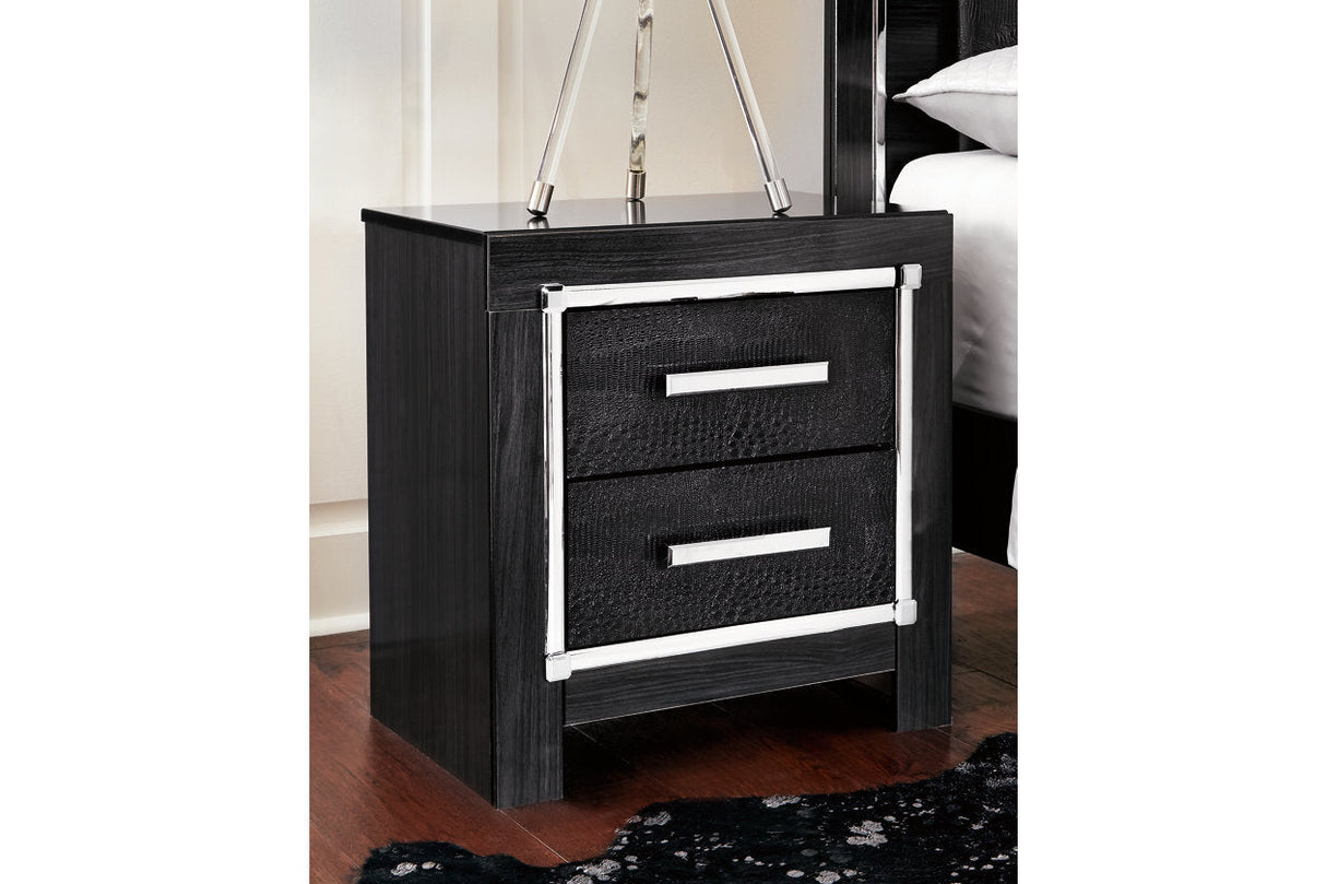 Kaydell Black Nightstand