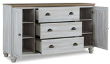 Haven Bay Two-tone Panel Bedroom Set