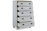 Haven Bay Two-tone Chest of Drawers