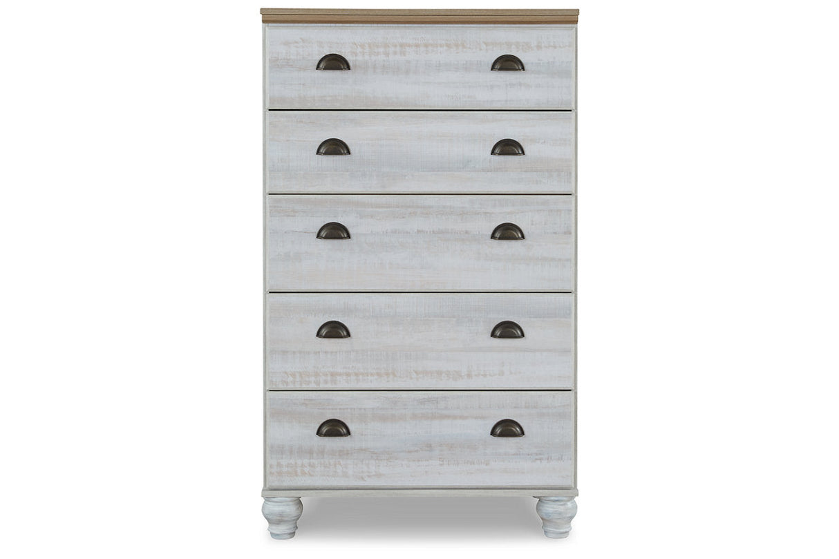 Haven Bay Two-tone Chest of Drawers