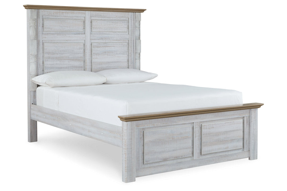 Haven Bay Two-tone Queen Panel Bed