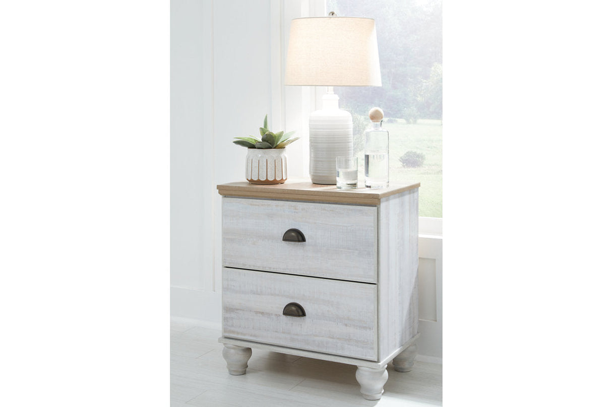 Haven Bay Two-tone Nightstand