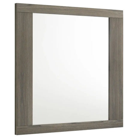 River Grey/Beige Platform Bedroom Set by New Era Innovations at Eve Furniture