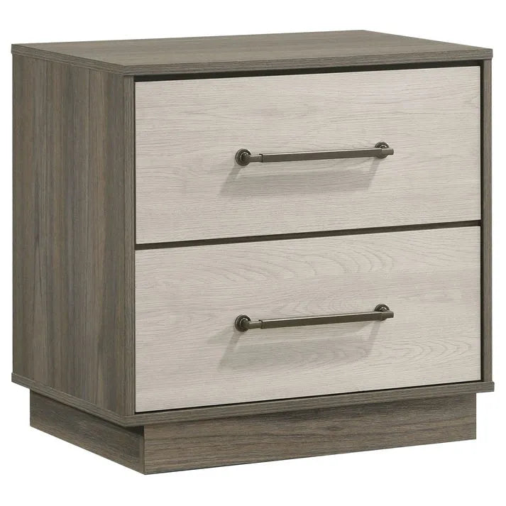 River Grey/Beige Platform Bedroom Set by New Era Innovations at Eve Furniture