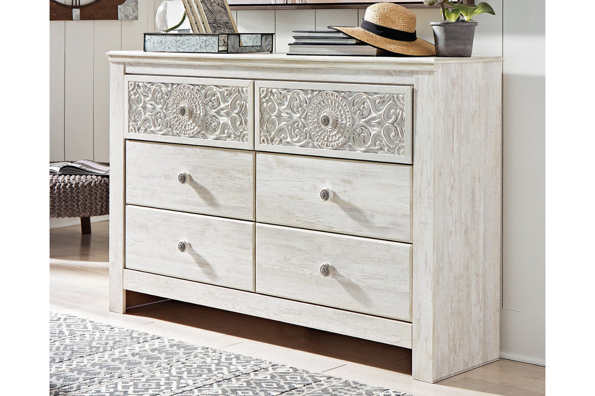 Paxberry Whitewash Dresser